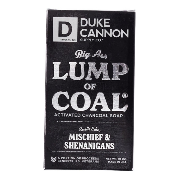 NEW Duke Cannon Supply Co. Big Ass Lump of Coal Soap Bar for Men Bergamot 10oz - Picture 3 of 6